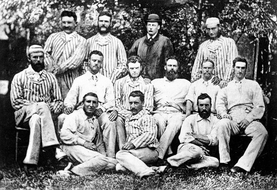 The Australian squad of 1878 left in March and returned in November