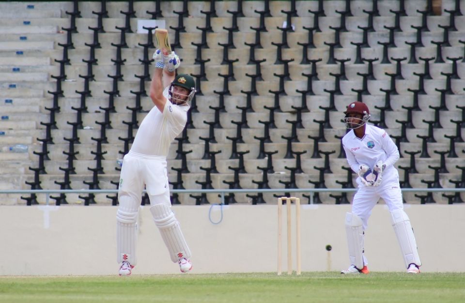 Shaun Marsh finished the day unbeaten on 118