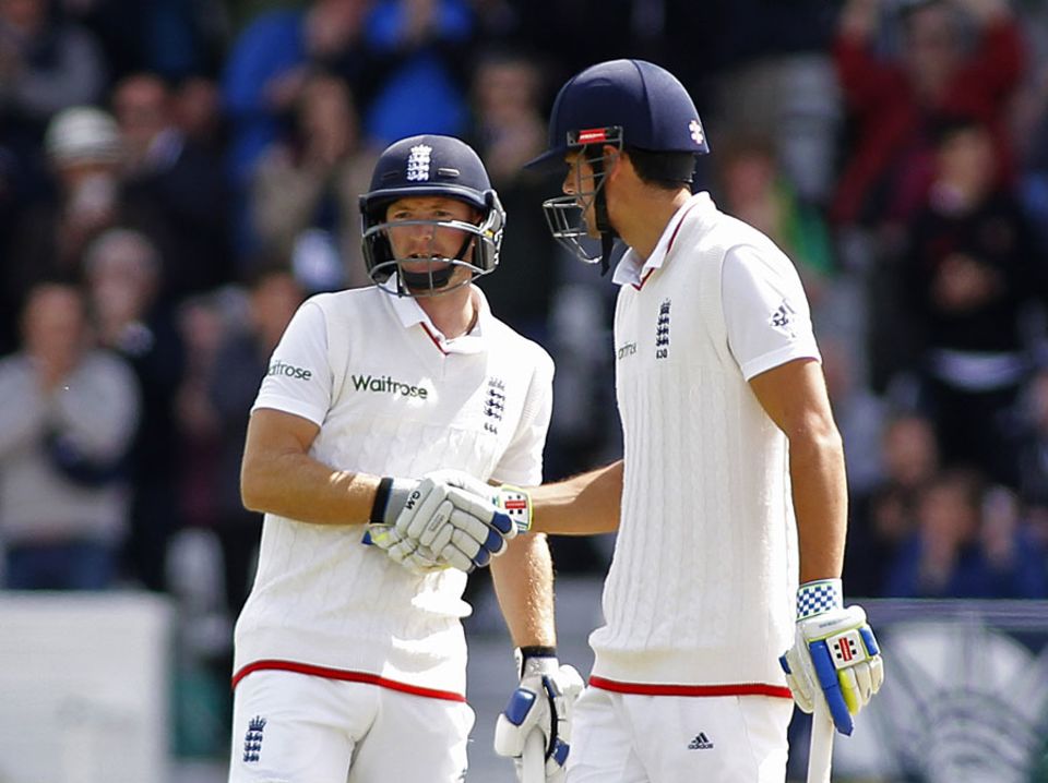 Cook and Lyth took their stand beyond 100 as England progressed well in the afternoon