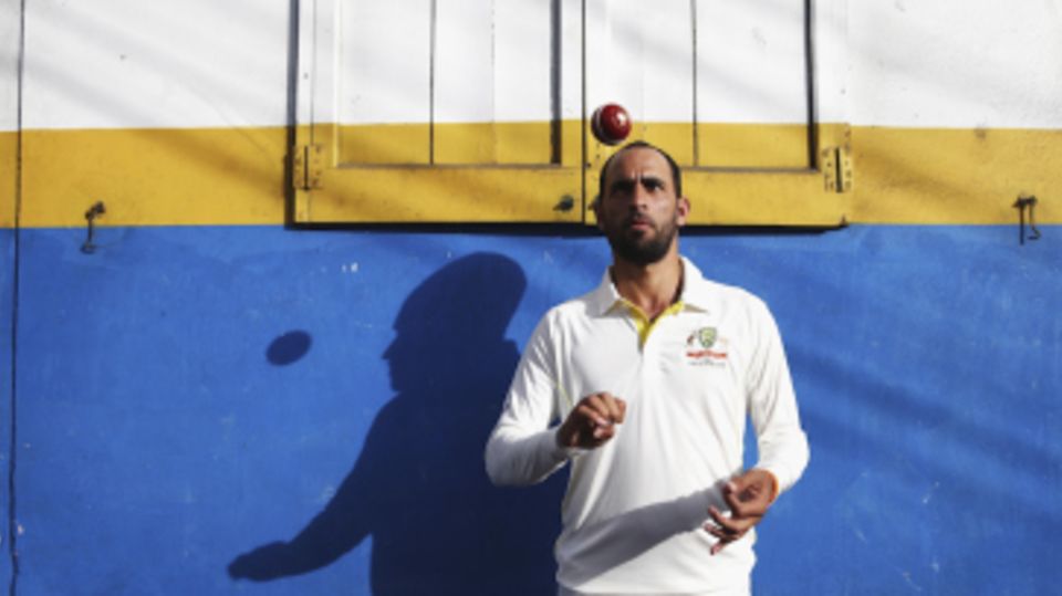Fawad Ahmed at a portrait session