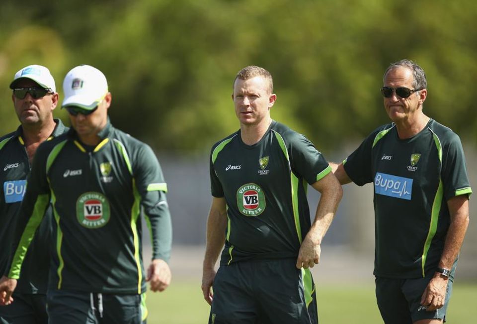 Chris Rogers was ruled out after being assessed by team doctor Peter Brukner