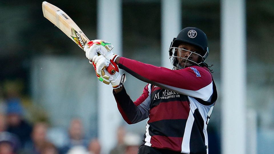 Chris Gayle has made a huge impact in his brief stint with Somerset