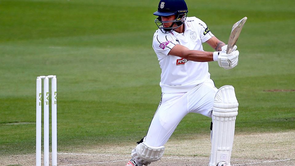 Gareth Berg lifted Northamptonshire's total in a strong tailend fight