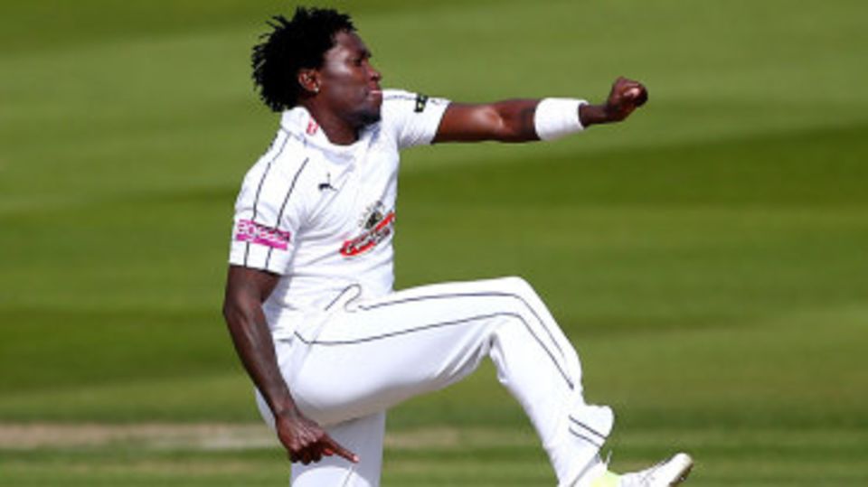 Fidel Edwards helped put Hampshire on course for victory