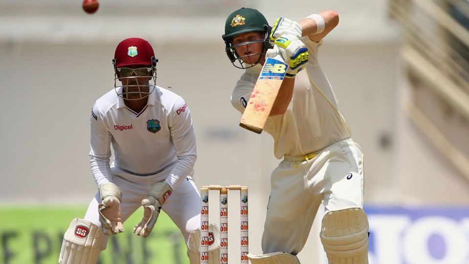 Steven Smith scored more than half of Australia's runs on the first day