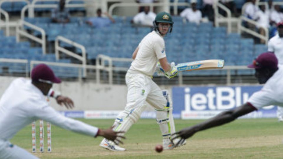 Steven Smith attempts to guide one through the slip cordon