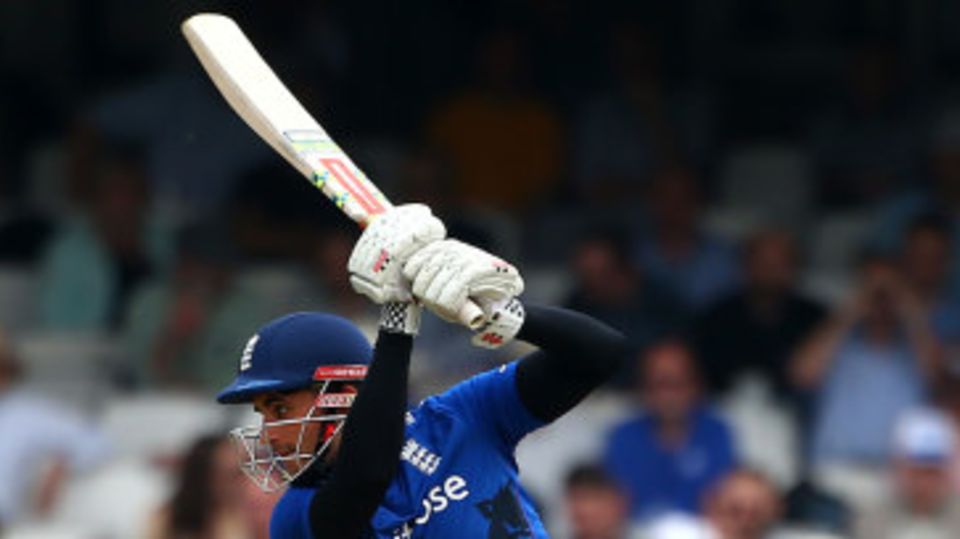 Alex Hales scored a crisp maiden ODI fifty