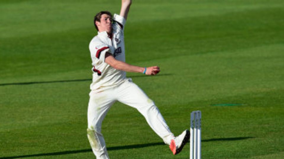 Jamie Overton runs in