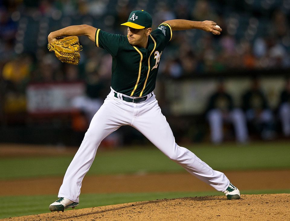 Oakland Athletics pitcher Pat Venditte is a revolutionary in baseball, pitching with both hands