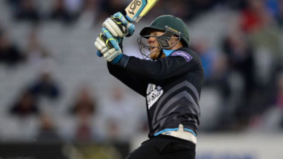 Ben Cox swung the penultimate ball for six to seal victory