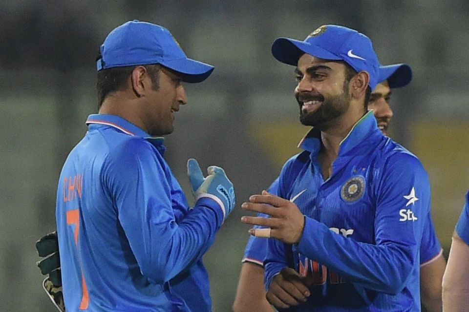 As ODI captain, MS Dhoni, the senior player of the two, effectively has the smaller gig to Virat Kohli's Test do