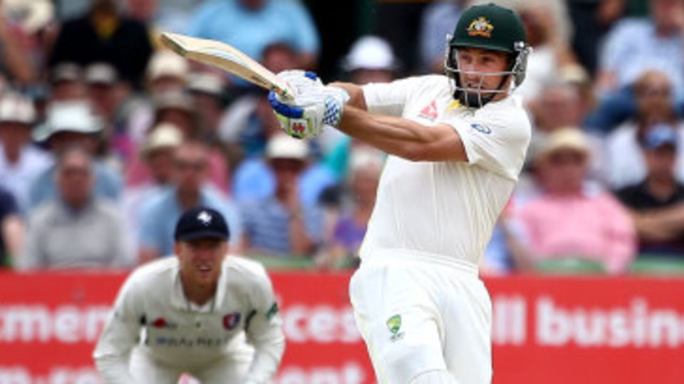 Shaun Marsh executes a pull shot
