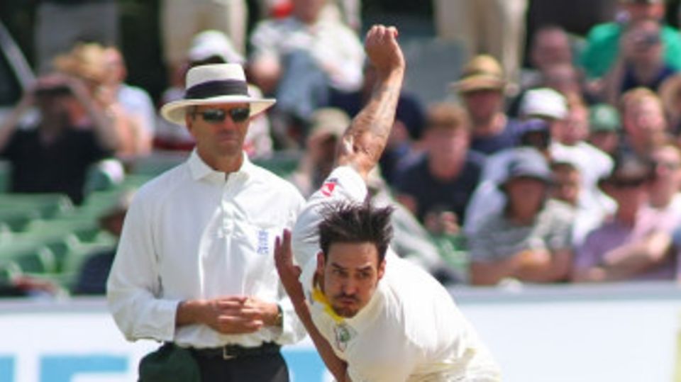 Mitchell Johnson bowled some rapid spells