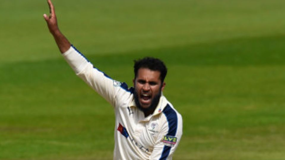 Adil Rashid made the breakthrough in the second innings