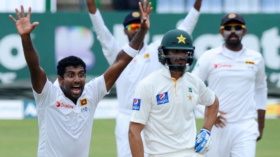 The eye-catching Dhammika Prasad was Sri Lanka's highest wicket-taker