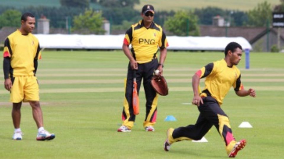 Dipak Patel supervises slide practice