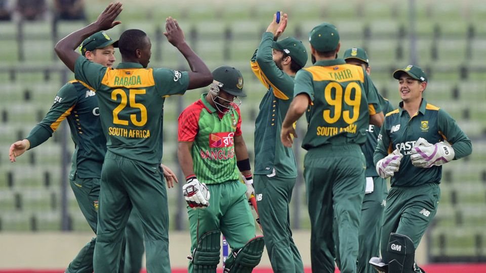 Kagiso Rabada's 6 for 16 against Bangladesh - which included a hat-trick - in 2015 are the best bowling figures on debut by a bowler from a Test-playing nation