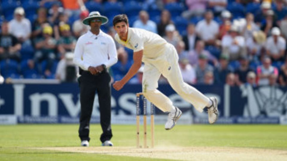 Mitchell Starc in full flight