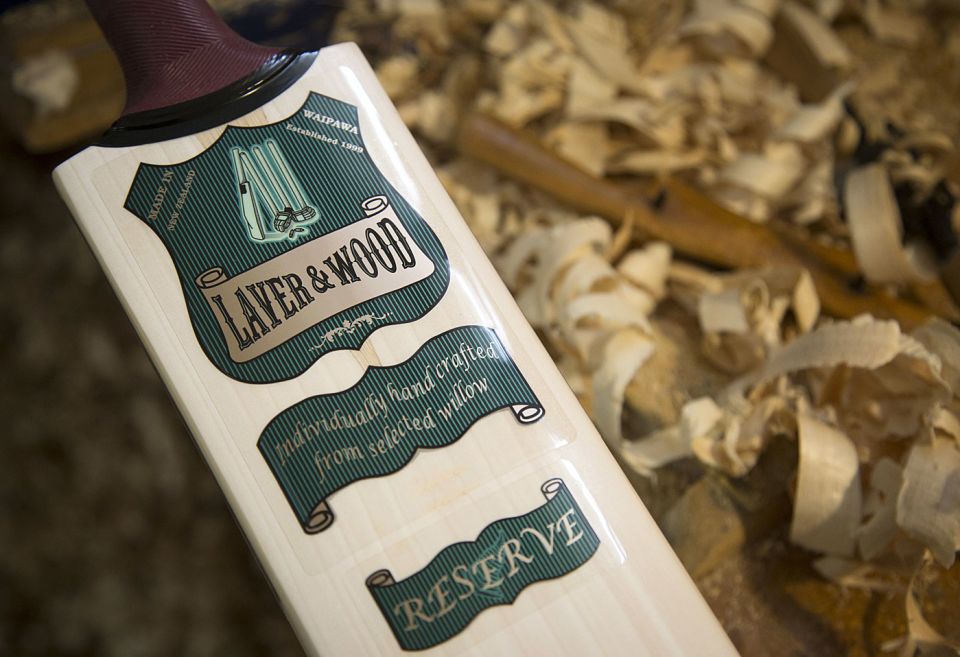 Smell the varnish: A Laver & Wood bat is born