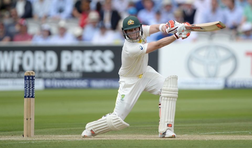 However, Steven Smith ticked along to drive Australia onward