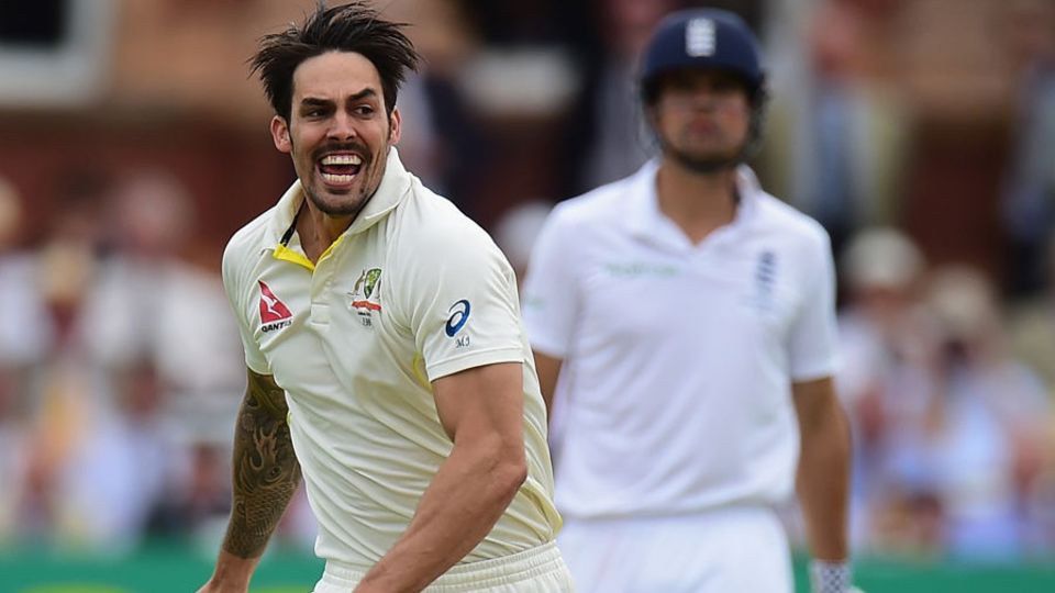...and that became 30 for 4 when Johnson had Joe Root caught behind in his second over