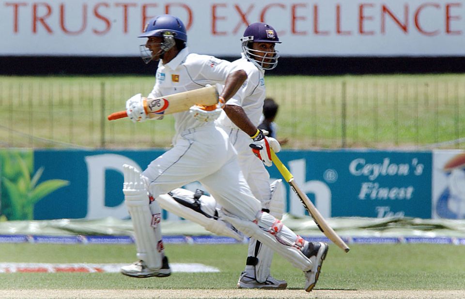 Kumar Sangakkara (left) and Mahela Jayawardene added 624 together - still the highest partnership in Tests - in Colombo in 2006 against South Africa, but only one of them received the match award