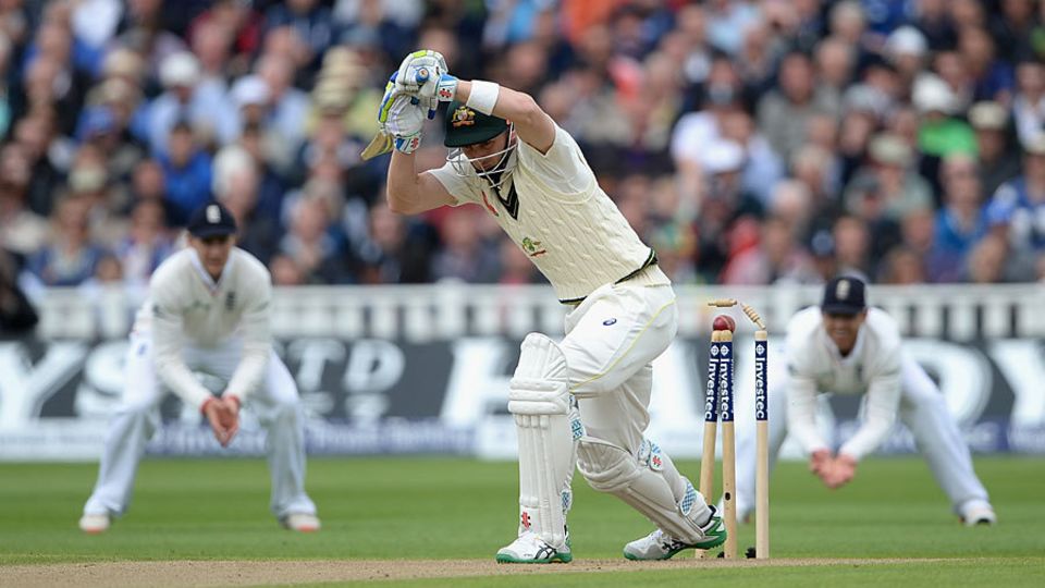 Peter Nevill ground out 59 in the second innings after he was bowled for 2 in the first