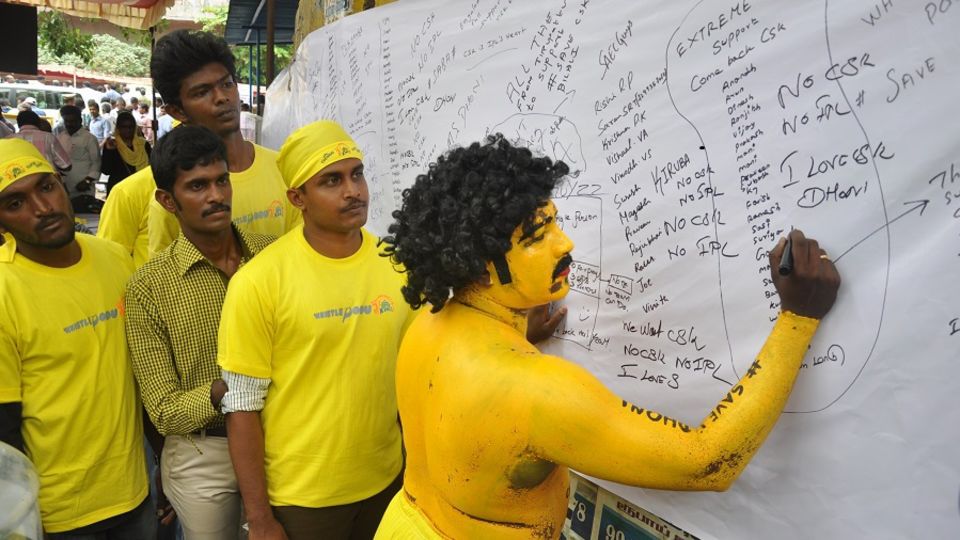 The writ asks the court to quash the decision to suspend the Chennai Super Kings franchise