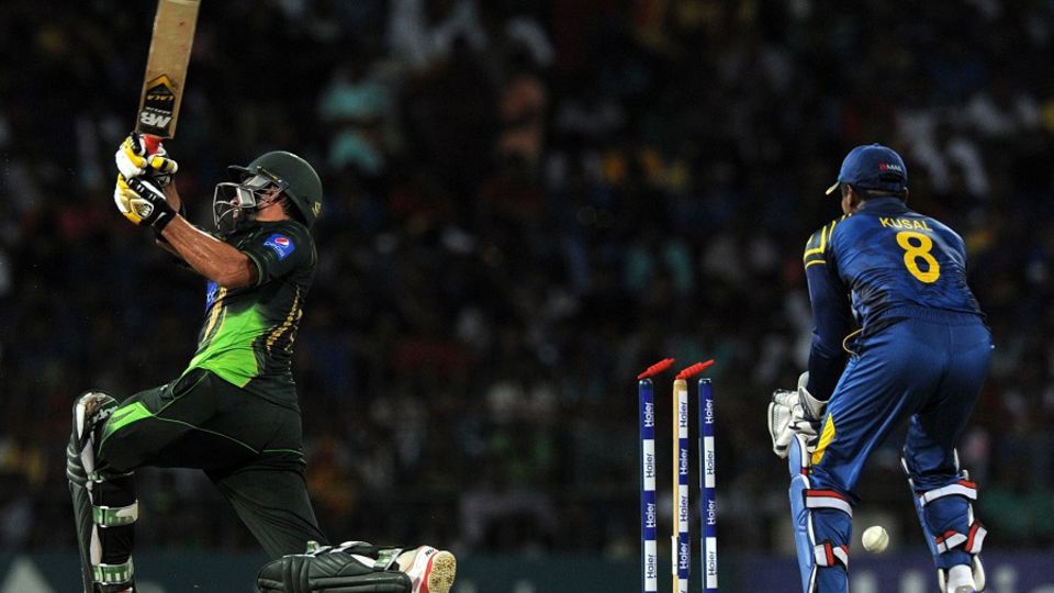 Both were dismissed in successive overs with Pakistan still needing more than 60 runs