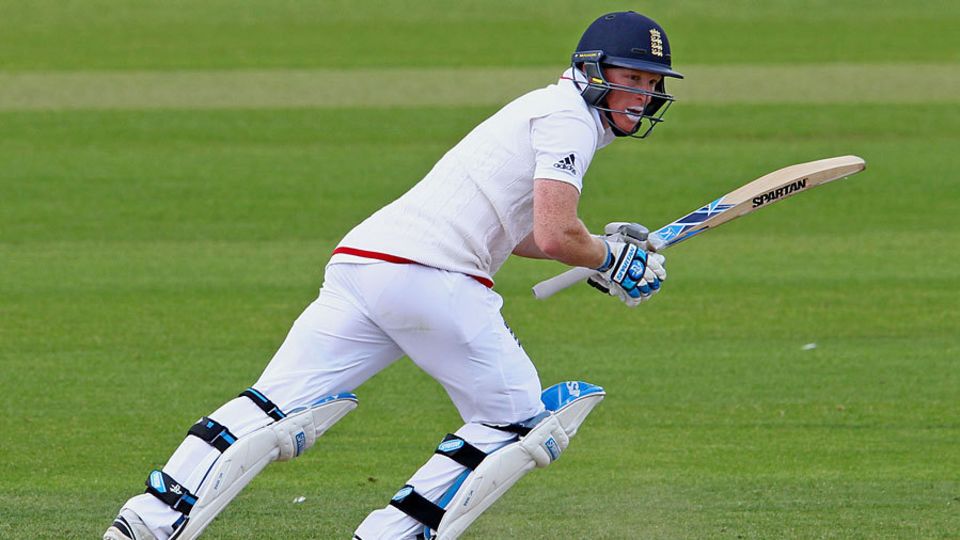 Tom Alsop gave England a strong start but they struggled after he fell for 66