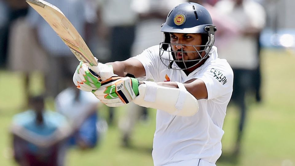 Dinesh Chandimal gave him good support in a sixth-wicket stand of 79