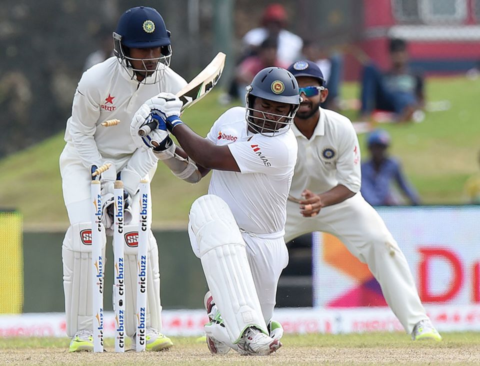 Rangana Herath was the last man to go as Sri Lanka were bowled out for 183 in the 50th over of their innings