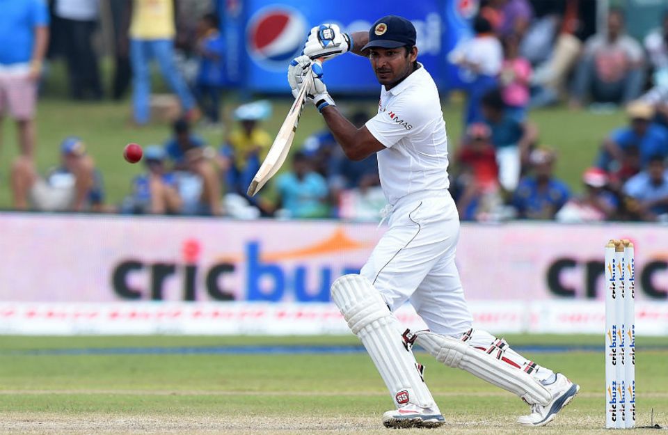 Kumar Sangakkara and Angelo Mathews then added 87 runs to guide Sri Lanka out of a tricky position