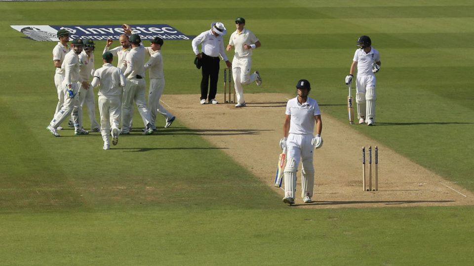 ... Cook's departure for 22 opened the floodgates in England's innings