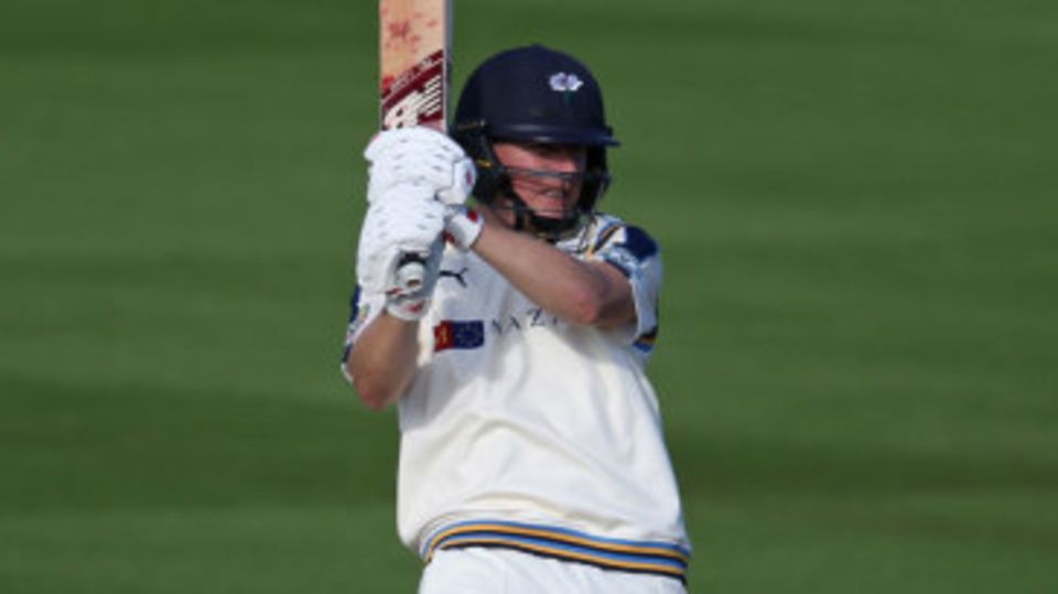 Gary Ballance finished the day on 98 not out