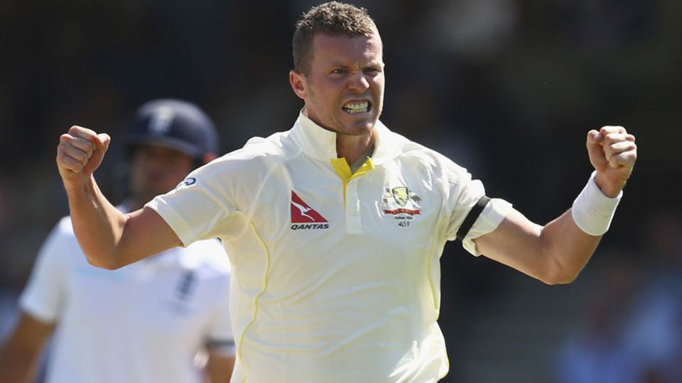 Peter Siddle has 43 wickets from 11 Tests in England, at an average of 28.37.