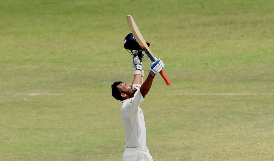 He brought up his fourth Test hundred off 212 balls