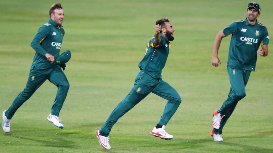 Imran Tahir, the celebration sprinter