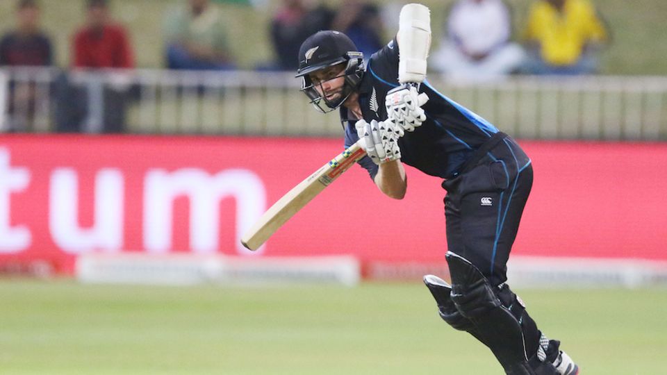 Kane Williamson and Latham put on 84 for the second wicket in 19.1 overs