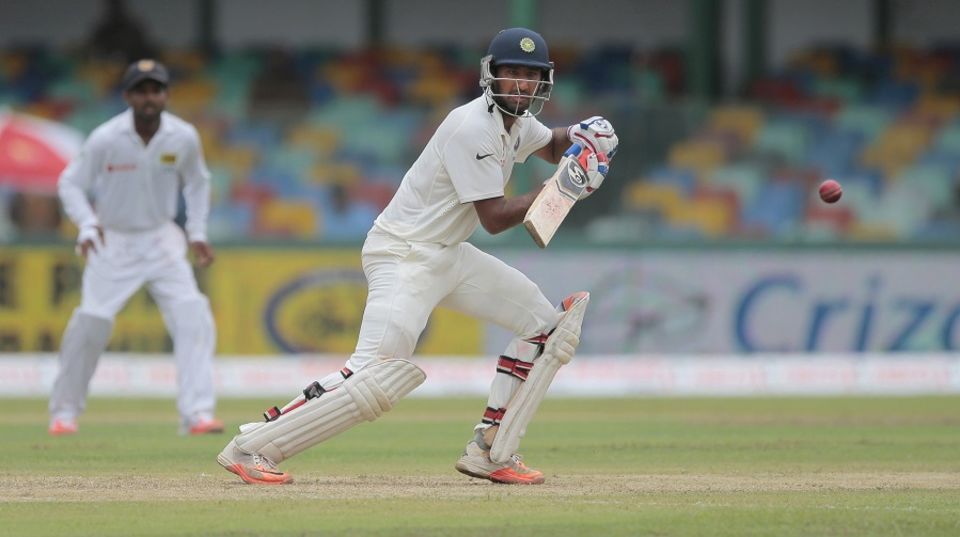 Cheteshwar Pujara carried his bat for 145 on a seaming track at the SSC