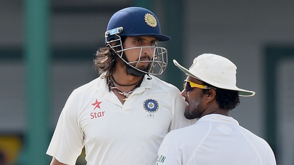 The India innings, however, ended in ugly fashion with Ishant Sharma and Dhammika Prasad having a go at each other; Dinesh Chandimal joined the altercation later
