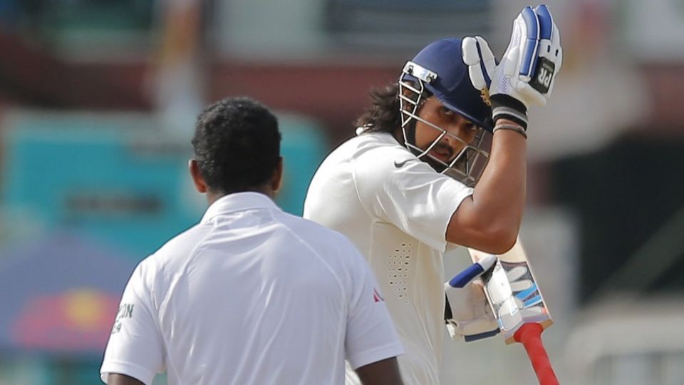 Ishant Sharma faced only six balls in India's second innings but that was enough time for him to get involved in an altercation with Dhammika Prasad