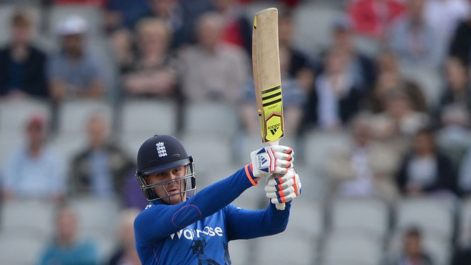 Jason Roy looked in good touch after England won the toss and chose to bowl at Old Trafford