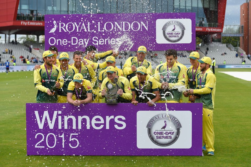 Australia took the one-day trophy to end their tour on a high