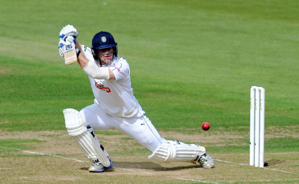 Jimmy Adams made 70 to help ease Hampshire towards a draw (file photo)