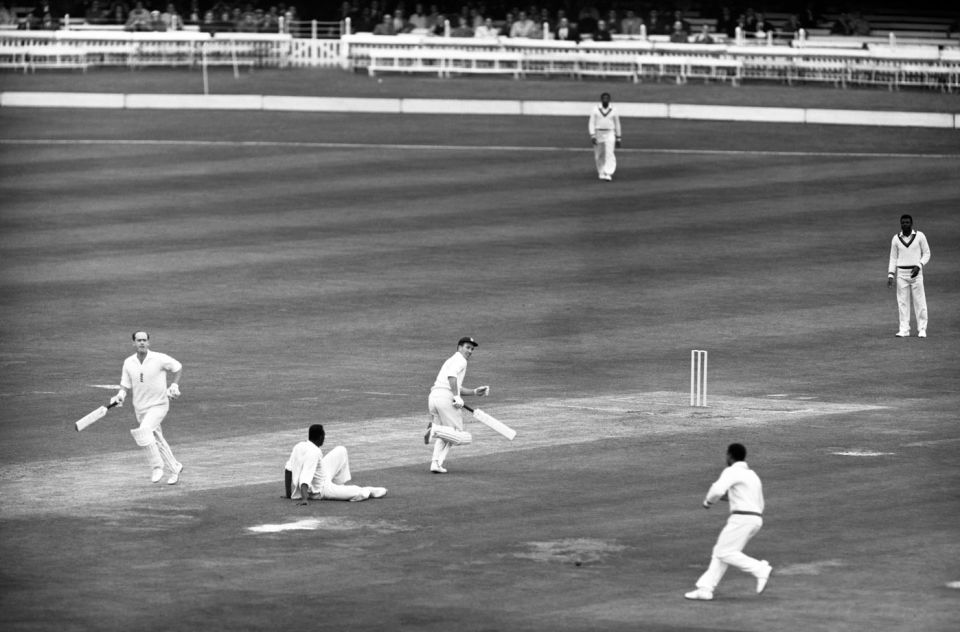 <a href="http://www.espncricinfo.com/ci/engine/match/62930.html" target="_blank">v West Indies, Lord's,1963</a><br>Target: 234 in 91 overs  <b>Fell short by 6 runs</b><br> Last over, England needed six runs, West Indies one wicket, in one of the all-time great Lord's Tests. Wes Hall didn't concede any runs as Colin Cowdrey - with a broken arm - and tailender David Allen hung on to avoid defeat
