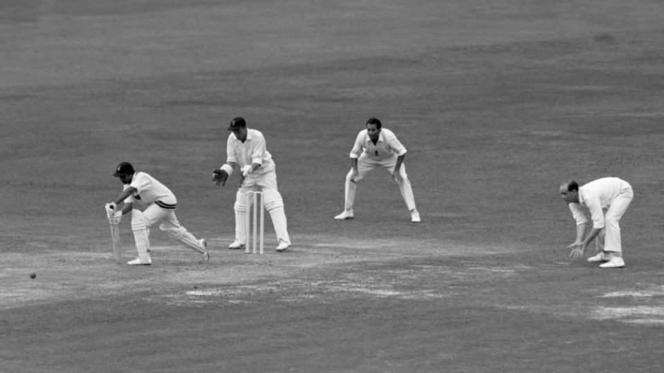 The Hanif Mohammad defence. Nothing got through
