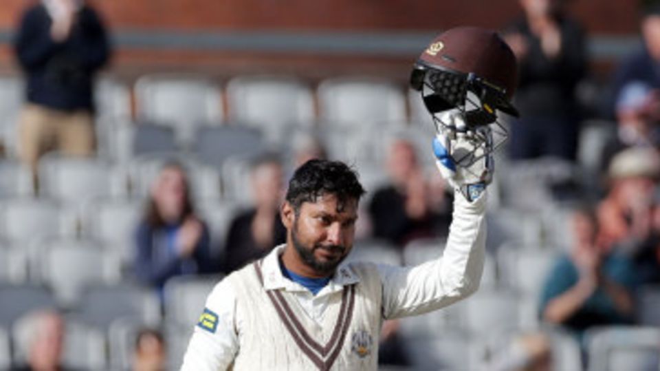 Kumar Sangakkara eased to 118