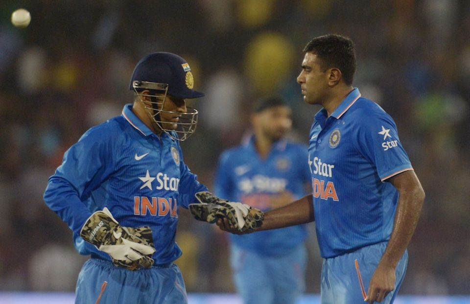 Ashwin then bowled AB de Villiers and completed his four overs with figures of 3 for 24