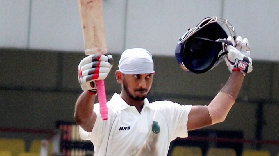 'A particular ball stopped and bounced over my head, and went on the bounce to the keeper. It was obvious for everyone to see [that the pitch was behaving alarmingly]' - Arun Karthik